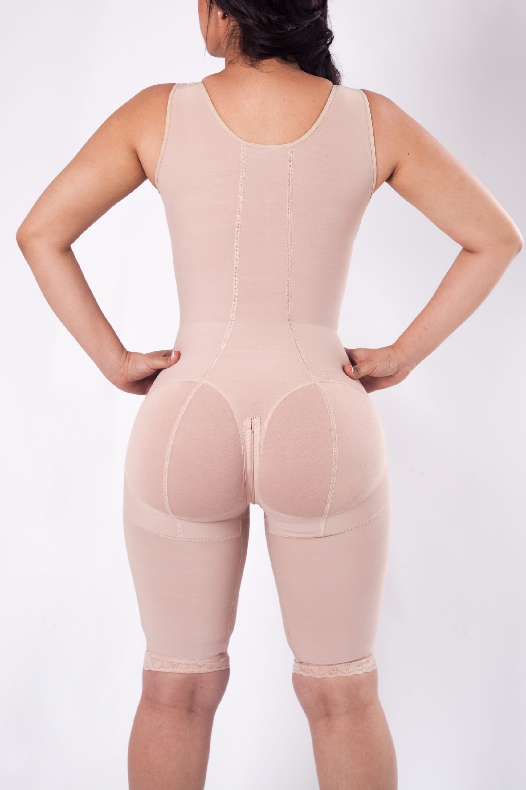 Full body above knee faja with sleeves - Contour Fajas
